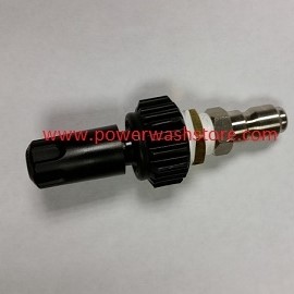 Get a detergent-dispensing nozzle without sacrificing angle versatility Adjustable cone nozzle from Pennsylvania power wash store