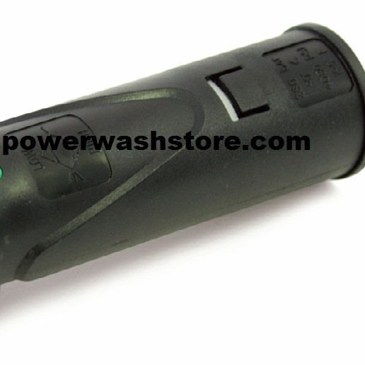 Adjust function & angle of spray with ease! Hi-Lo pressure washer nozzle with variable angle